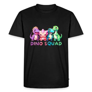 4 Buddys - La Dino Squad - T-shirt Premium bio Homme - noir - Devant - Nico (187cm)