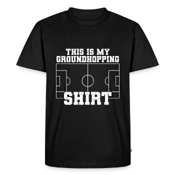 Football - T-shirt Premium bio Homme - noir - Devant - Nico (187cm)
