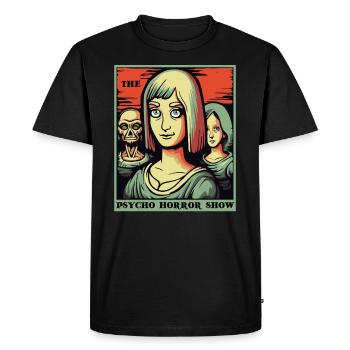 Le spectacle d’horreur psycho - T-shirt Premium bio Homme - noir - Devant - Nico (187cm)