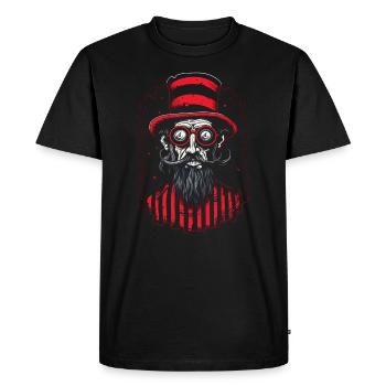 The Magical, Enchanting Magician Weirdo - Men's Premium Organic T-Shirt - black - Front - Nico (187cm)