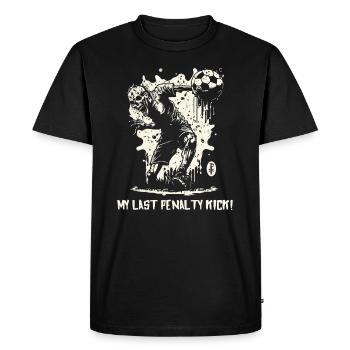 Ma dernière pénalité : Zombie Soccer - T-shirt Premium bio Homme - noir - Devant - Nico (187cm)