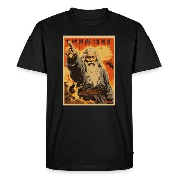 Parodie de magiciens japonais : Magical Fantasy - T-shirt Premium bio Homme - noir - Devant - Nico (187cm)