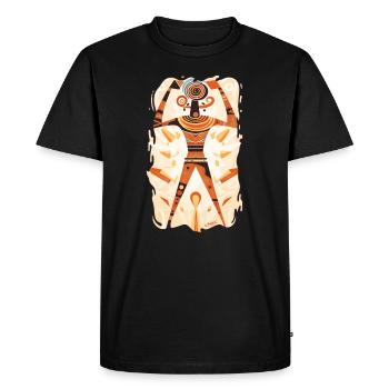 Culture ancienne : peintures rupestres - T-shirt Premium bio Homme - noir - Devant - Nico (187cm)