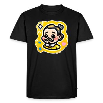 Shakespeare Chibi Guy - T-shirt Premium bio Homme - noir - Devant - Nico (187cm)