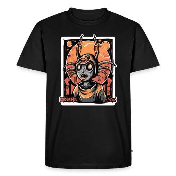 Rêve ultime : Illusion du chaos et de l’horreur - T-shirt Premium bio Homme - noir - Devant - Nico (187cm)