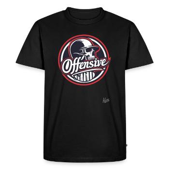 Crâne alternatif Crâne effronté et provocateur - T-shirt Premium bio Homme - noir - Devant - Nico (187cm)
