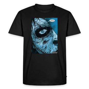 Halloween Slasher : anniversaire moche - T-shirt Premium bio Homme - noir - Devant - Nico (187cm)