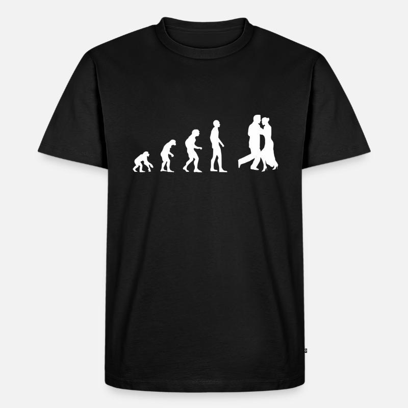 Tanzen | Tanzen Evolution - Männer Premium Bio T-Shirt - Schwarz