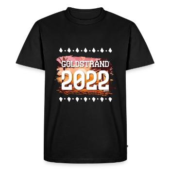 Sables d’Or 2022 - T-shirt Premium bio Homme - noir - Devant - Nico (187cm)