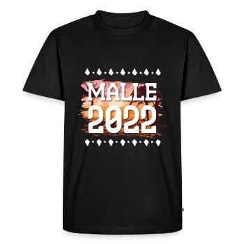 Malle 2022 - Men's Premium Organic T-Shirt - black - Front - Nico (187cm)
