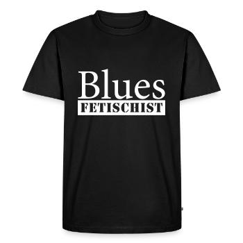 Blues Fétiches - T-shirt Premium bio Homme - noir - Devant - Nico (187cm)