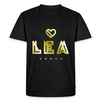 Léa Herz - T-shirt Premium bio Homme - noir - Devant - Nico (187cm)