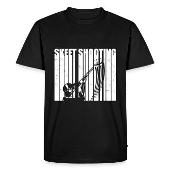 Skeet - Men's Premium Organic T-Shirt - black - Front - Nico (187cm)