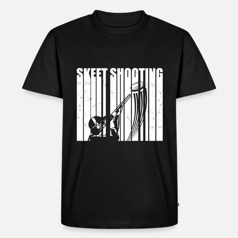 Skeet - Männer Premium Bio T-Shirt - Schwarz