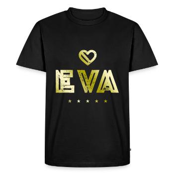 Eva Herz - T-shirt Premium bio Homme - noir - Devant - Nico (187cm)