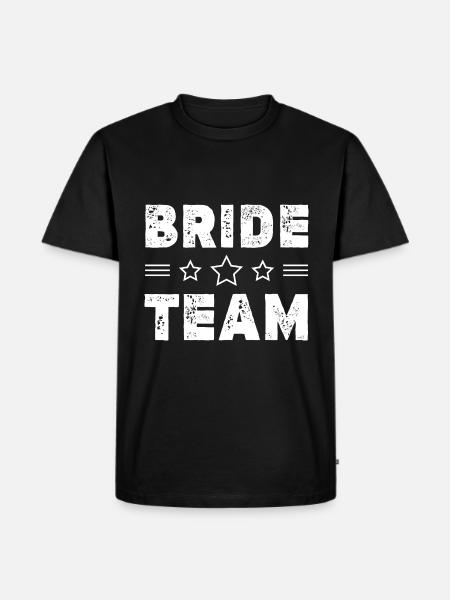 Bride Team - Men's Premium Organic T-Shirt - black