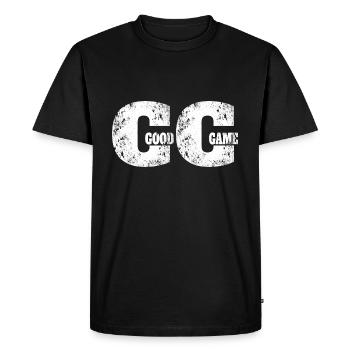 Good Game Gaming Zocker Zocken Gamer Gamepad - Men's Premium Organic T-Shirt - black - Front - Nico (187cm)