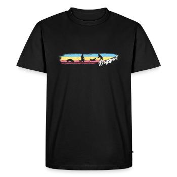 IGP dog sport motif - Men's Premium Organic T-Shirt - black - Front - Nico (187cm)