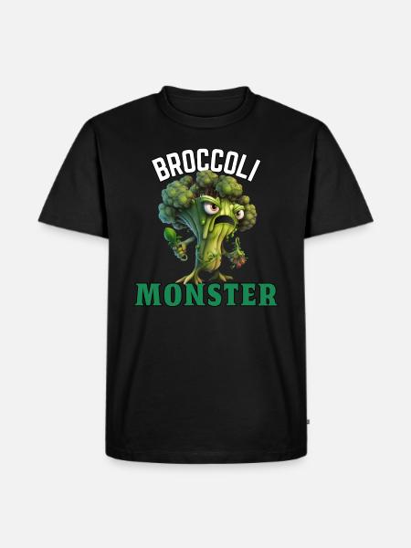 Broccoli Monster - Men's Premium Organic T-Shirt - black