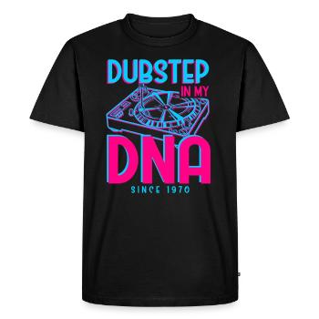 Dubstep 1970 - T-shirt Premium bio Homme - noir - Devant - Nico (187cm)