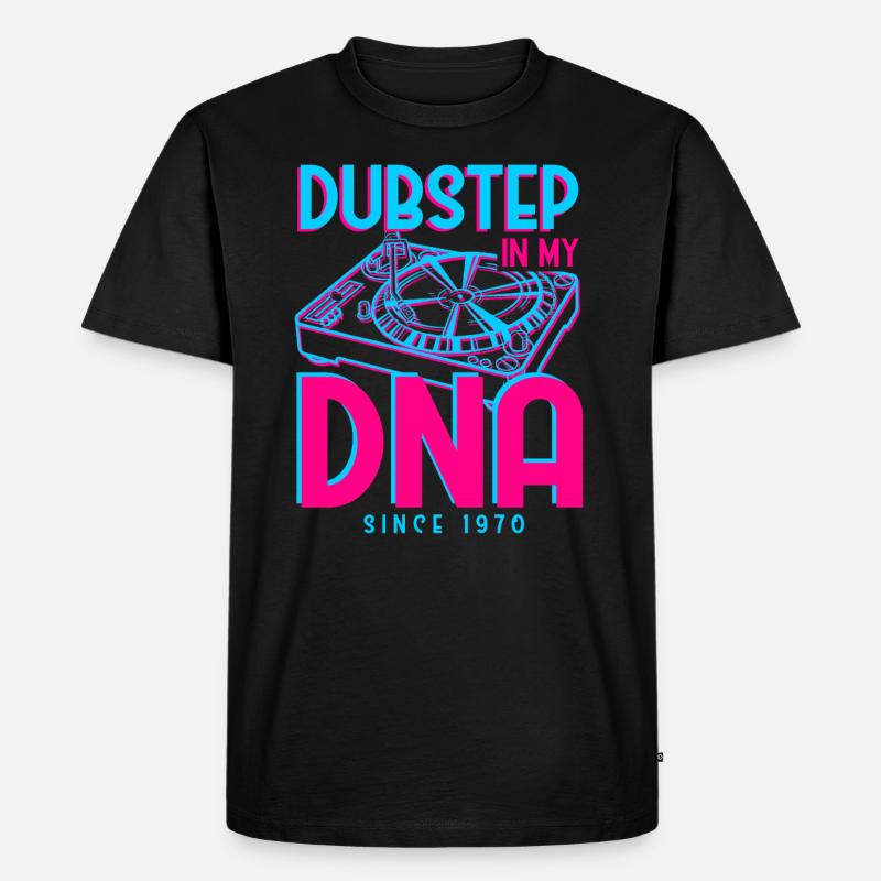Dubstep 1970 - Männer Premium Bio T-Shirt - Schwarz