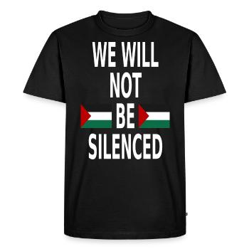 Sweat à capuche Free Gaza Free Palestine Idée cadeau - T-shirt Premium bio Homme - noir - Devant - Nico (187cm)