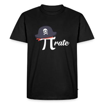 Mathematics - Men's Premium Organic T-Shirt - black - Front - Nico (187cm)
