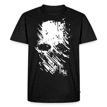 2reborn SKULL HEAD Bones Squelette Armée Soldat De La Marine - T-shirt Premium bio Homme - noir - Devant - Nico (187cm)