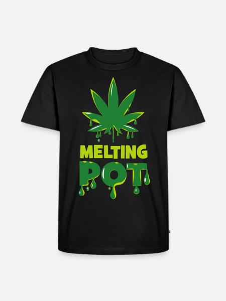 Melting pot - Men's Premium Organic T-Shirt - black
