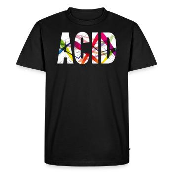 Acid House Techno Raver DJ Festival Party Gift - T-shirt Premium bio Homme - noir - Devant - Nico (187cm)