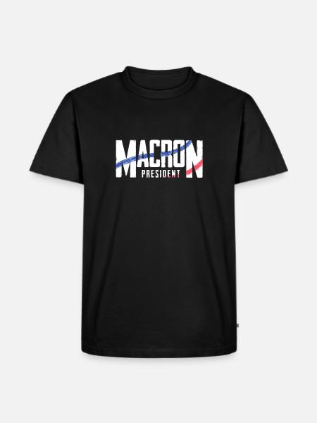 MACRON President 2022 - 2027 - Men's Premium Organic T-Shirt - black