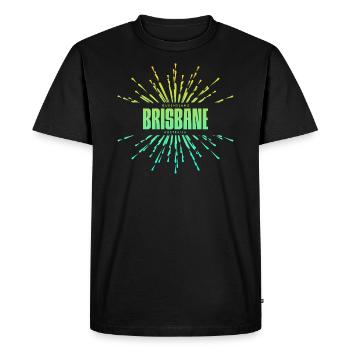 Brisbane, Queensland, Australie - T-shirt Premium bio Homme - noir - Devant - Nico (187cm)
