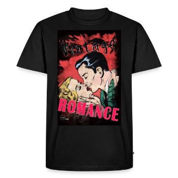 VINTAGE ROMANCE 4 By Yume Origins - Men's Premium Organic T-Shirt - black - Front - Nico (187cm)