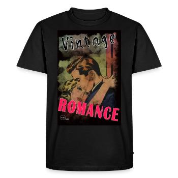 VINTAGE ROMANCE 5 By Yume Origins - Men's Premium Organic T-Shirt - black - Front - Nico (187cm)