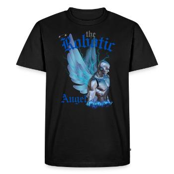 The Robotic Angel - Men's Premium Organic T-Shirt - black - Front - Nico (187cm)