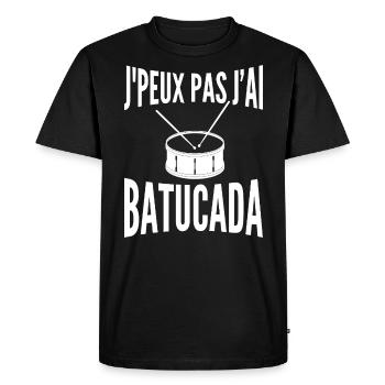 Batucada | Percussion | Samba - T-shirt Premium bio Homme - noir - Devant - Nico (187cm)