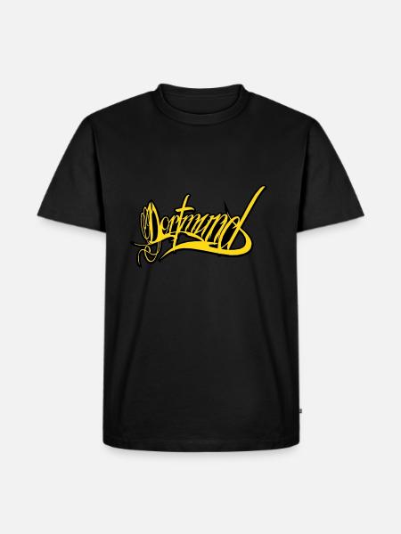 Dortmund - Männer Premium Bio T-Shirt - Schwarz