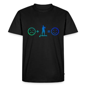 Stand up Paddle Standup Paddle - T-shirt Premium bio Homme - noir - Devant - Nico (187cm)