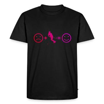 Floorball Floorball Hommes Salibandy Floorball Spie - T-shirt Premium bio Homme - noir - Devant - Nico (187cm)