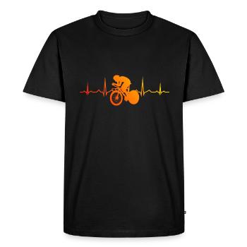 Road Bike Road Cyclist Road Cycling Road Bike - Men's Premium Organic T-Shirt - black - Front - Nico (187cm)
