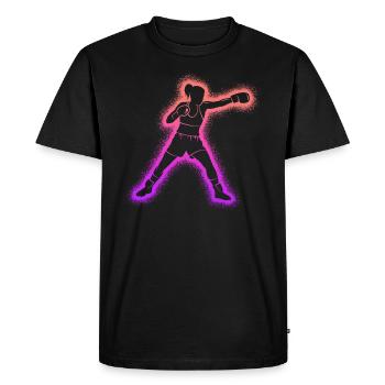 Boxing Martial Arts Women Girls Kids Boxer - Men's Premium Organic T-Shirt - black - Front - Nico (187cm)