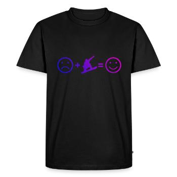 Winter Sports Snowboard Men Snowboarding Snowboar - Men's Premium Organic T-Shirt - black - Front - Nico (187cm)