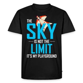 Wingsuit volant Base Jumping Parachutisme Wingsuit - T-shirt Premium bio Homme - noir - Devant - Nico (187cm)