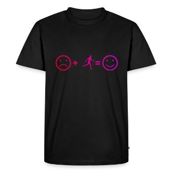 Women's Walking Men Walking Nordic Walking - Men's Premium Organic T-Shirt - black - Front - Nico (187cm)