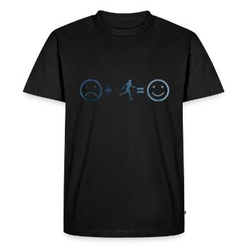 Walking Nordic Walker Men Nordic Walking - Men's Premium Organic T-Shirt - black - Front - Nico (187cm)