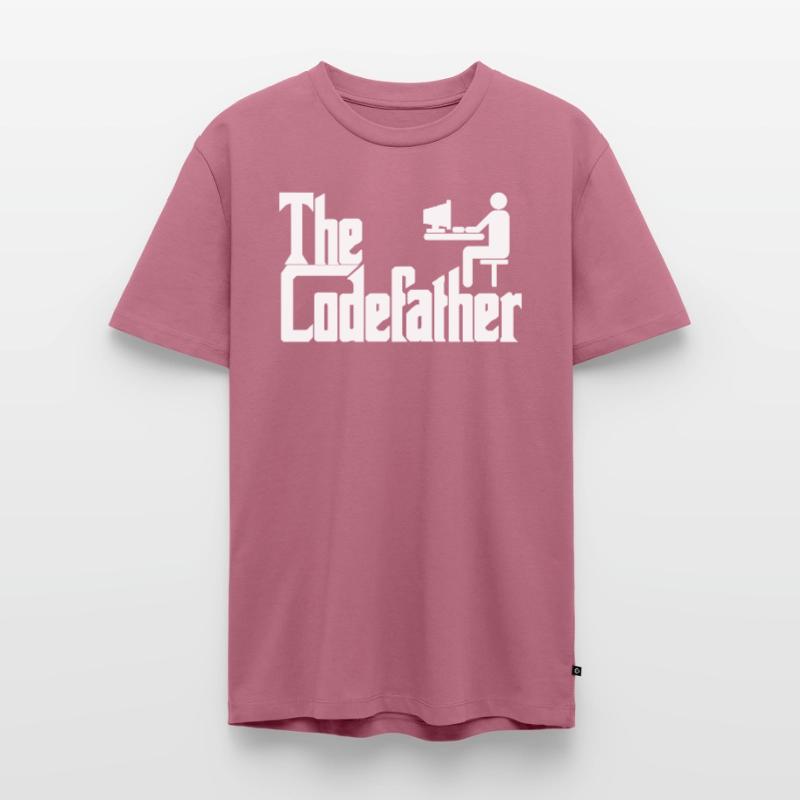 The Codefather Programmer PC Coding Gift Men's Premium Organic T-Shirt