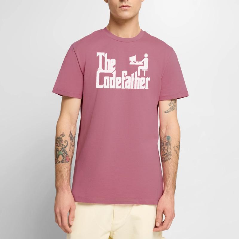 The Codefather Programmer PC Coding Gift Men's Premium Organic T-Shirt