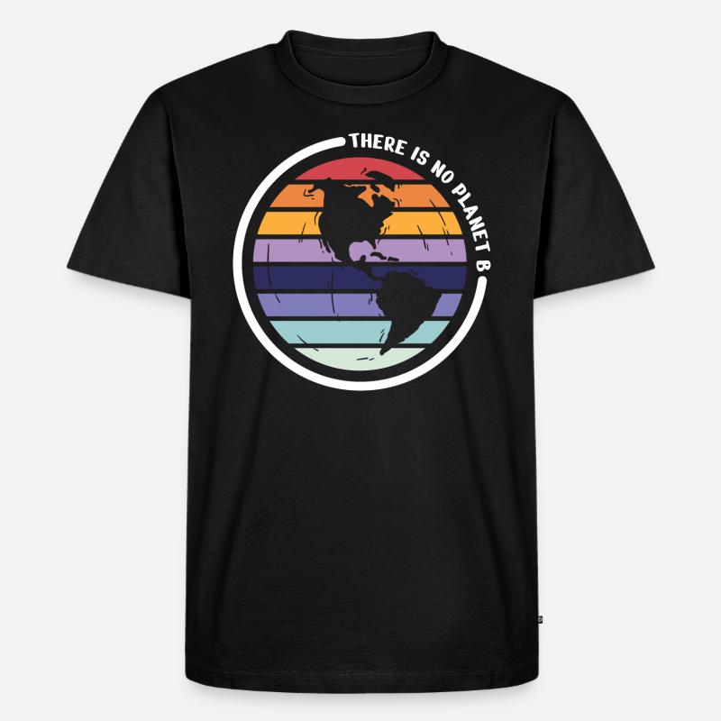 there is no planet b - T-shirt Premium bio Homme - noir