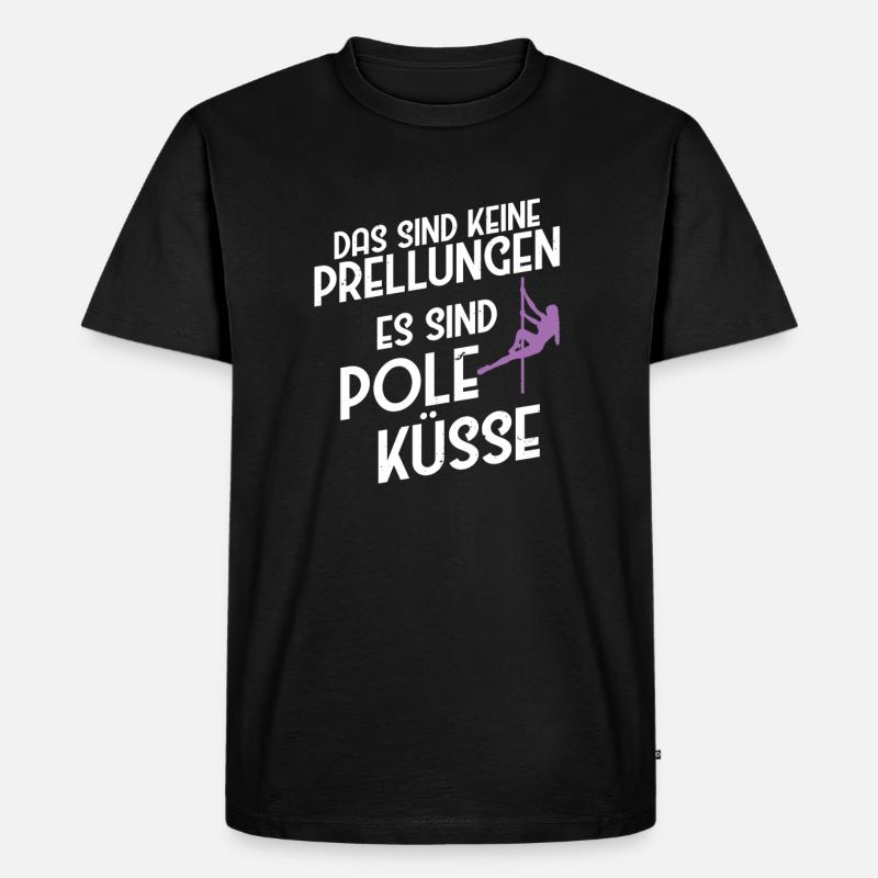 Pole Dance Poledancing Stangentanz Pole-Dance - Männer Premium Bio T-Shirt - Schwarz