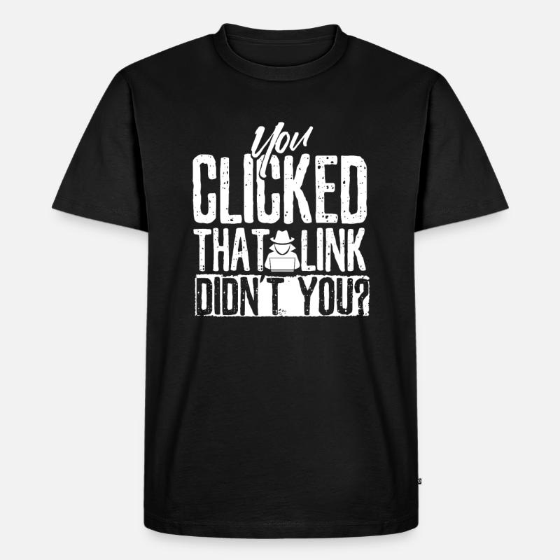 Hacker - Männer Premium Bio T-Shirt - Schwarz